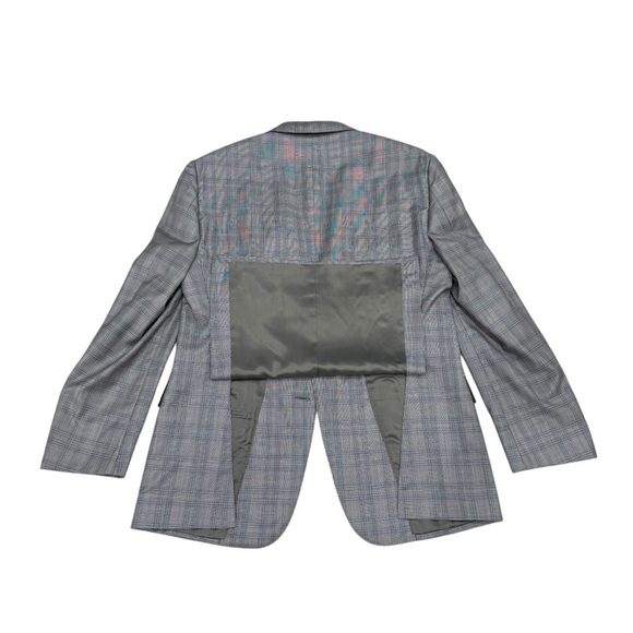 Daniel Cremieux Loro Piana 40R 34W Loro Piana Wool & Silk Blue Check Suit NWT - Picture 13 of 16